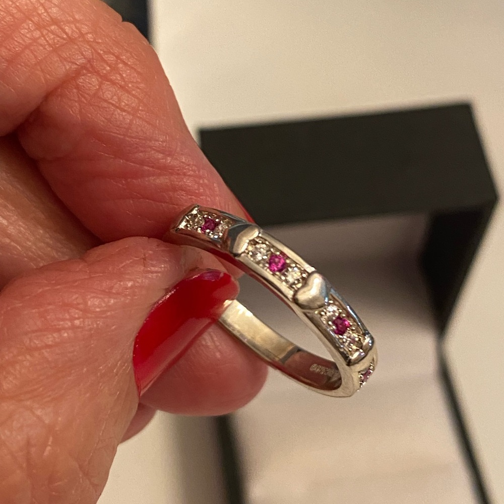 Vancaro Sterling Silver CZ Band Ring